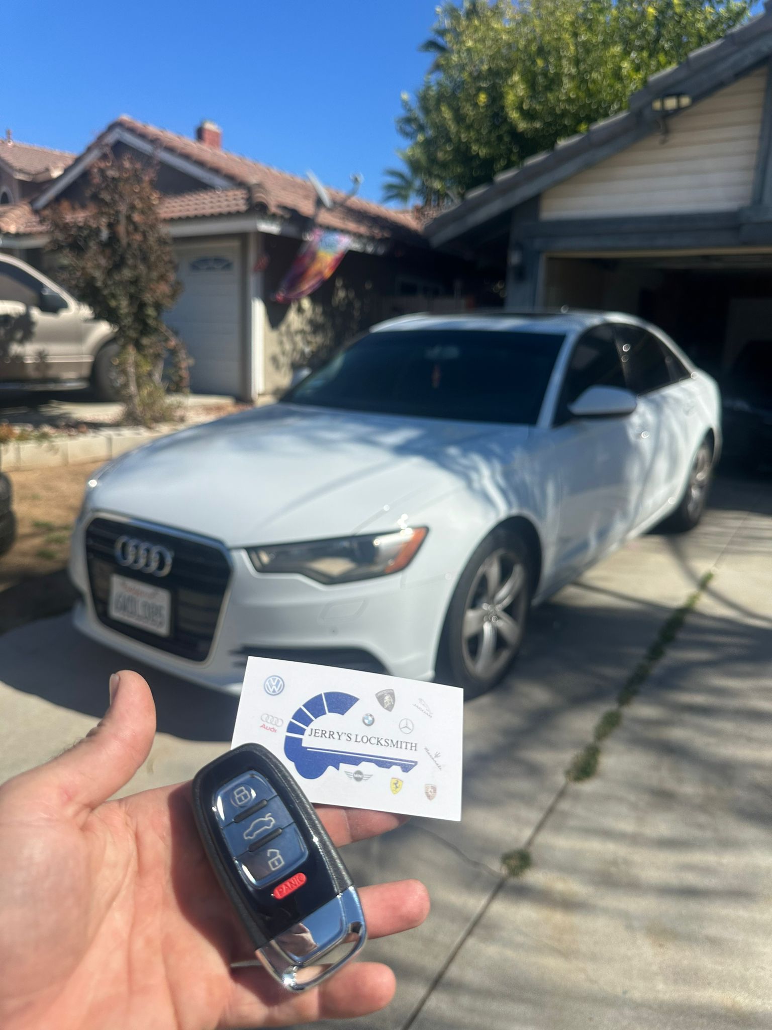 Audi key fob programming by Jerry's Locksmith European car specialist